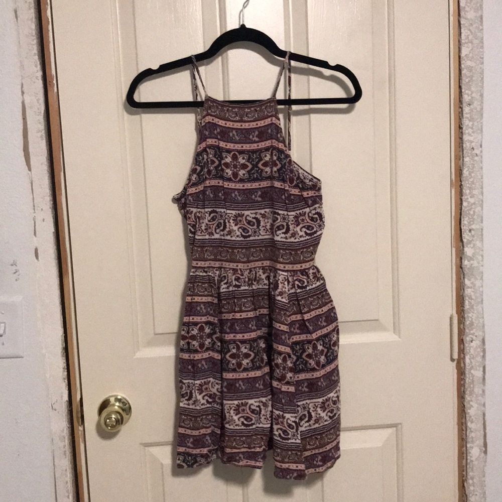 Halter tank dress